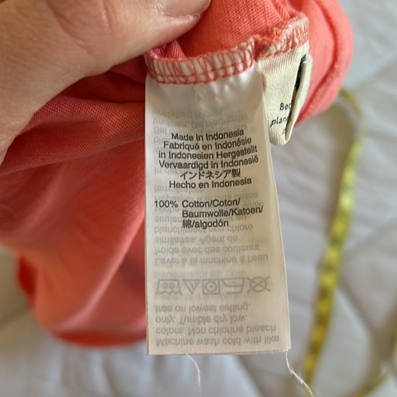 Madewell coral pink crewneck tee - Picture 7 of 8